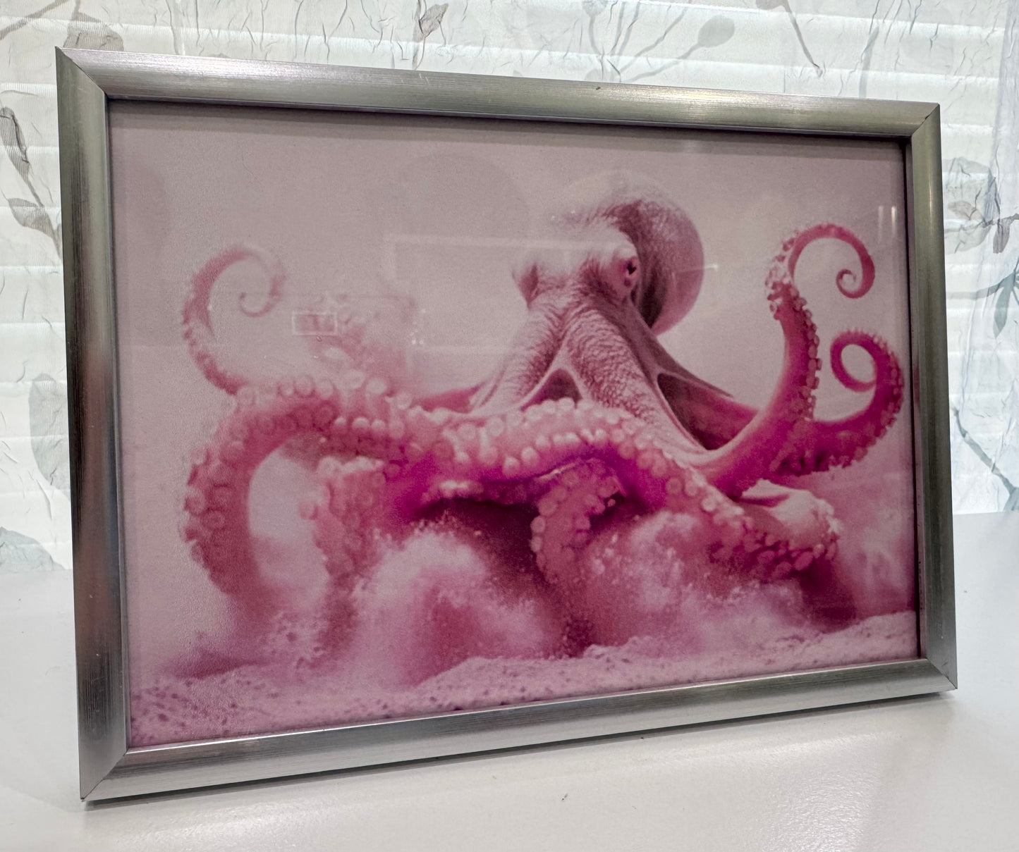 Pink Octopus - 5" x 7" Framed Spirit Animal Art Print