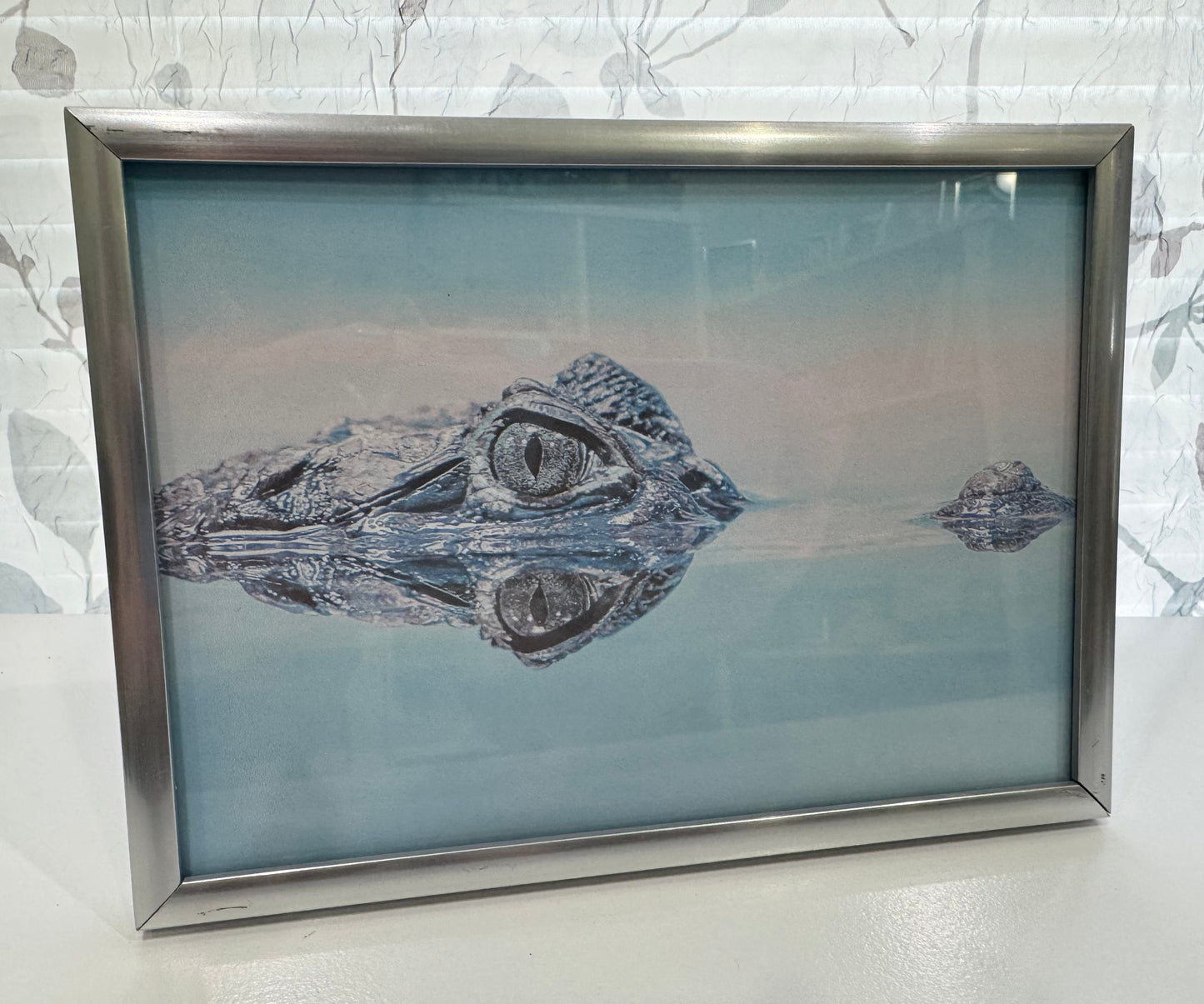 Crocodile - 5" x 7" Framed Animal Art Print