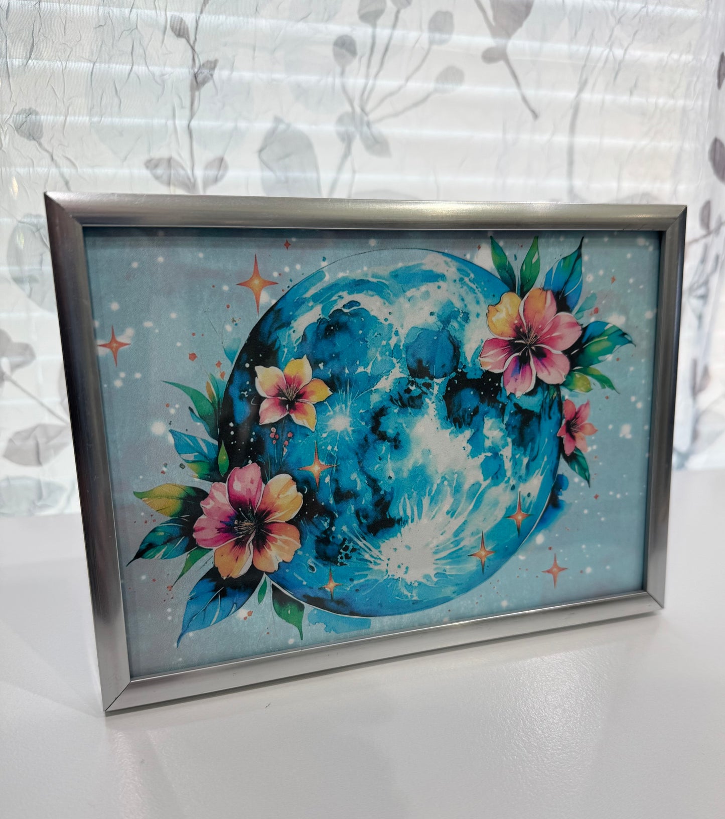 Once in a Blue Moon - DeskMates Framed Art Print