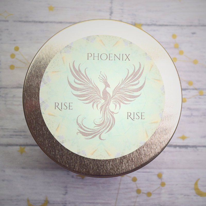 Rise Phoenix Rise! Inspirational Candle of Resilience and New Beginnings - Phoenix Rising From the Ashes