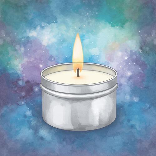 Bulk Custom Branded 6 oz Silver Tin Candles
