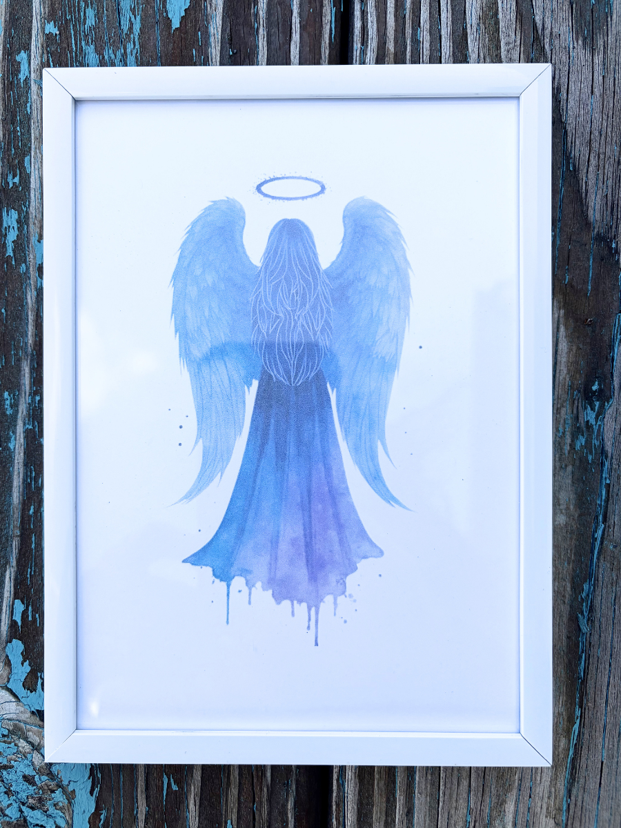 DeskMates Framed Art Print 💠 AN06 Blue Angel