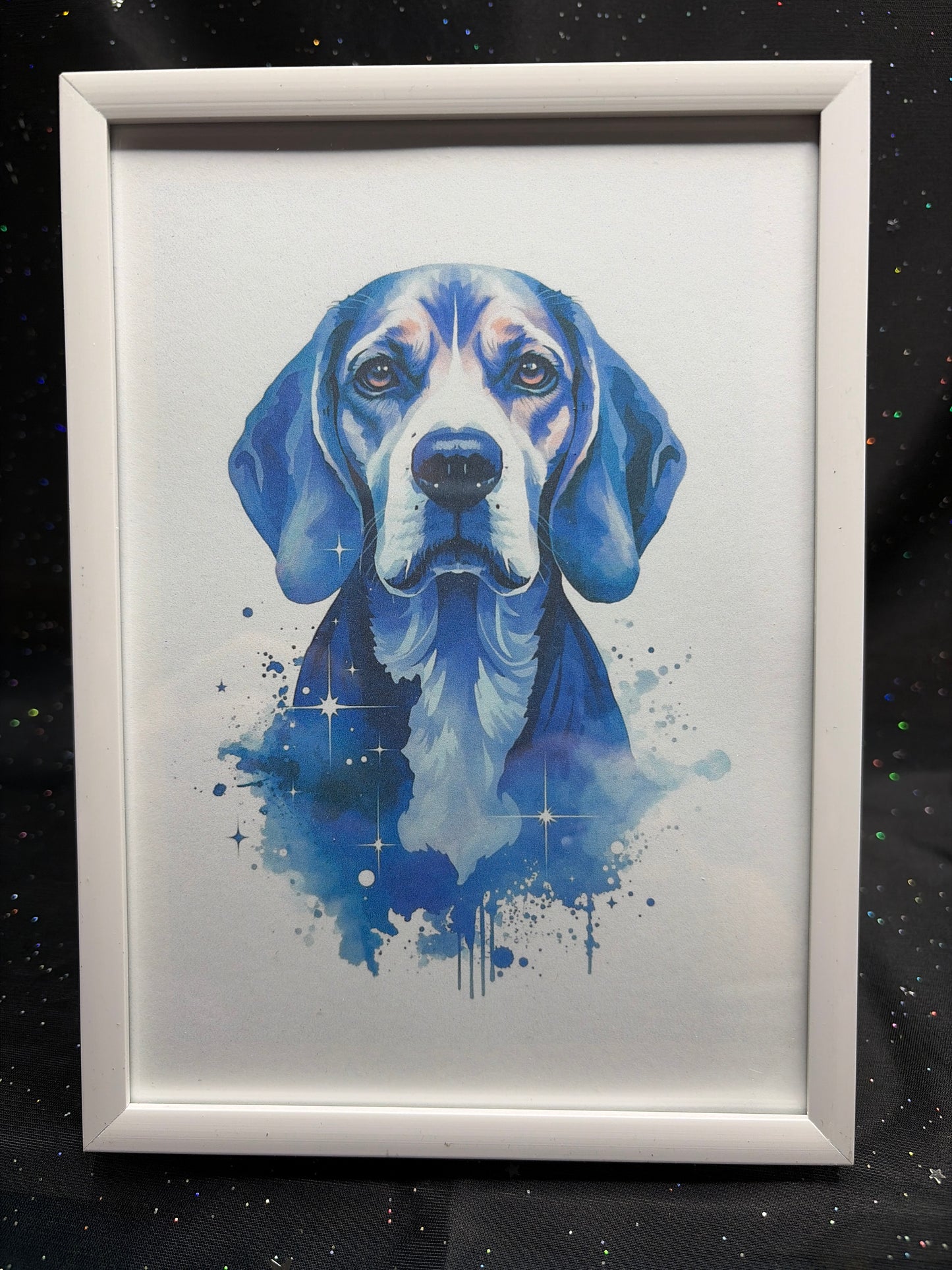 DeskMates Framed Art Print 💠 D04 Beagle Dog