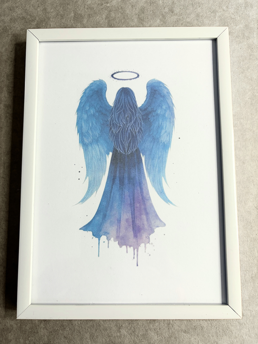 DeskMates Framed Art Print 💠 AN06 Blue Angel