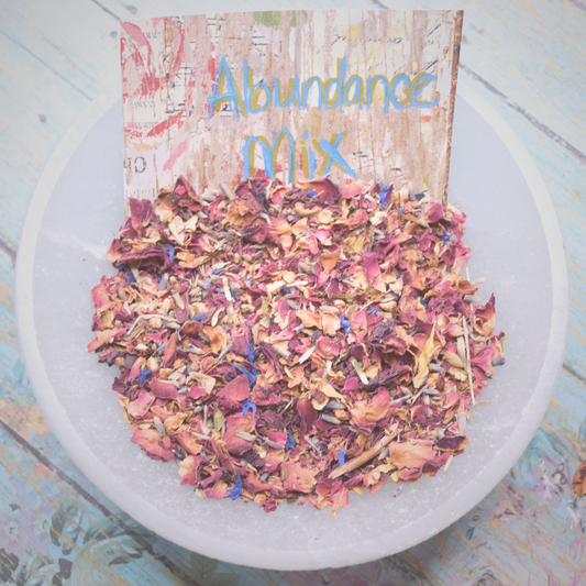 Abundance * Intention Candle Herb or Ritual Bath Mix