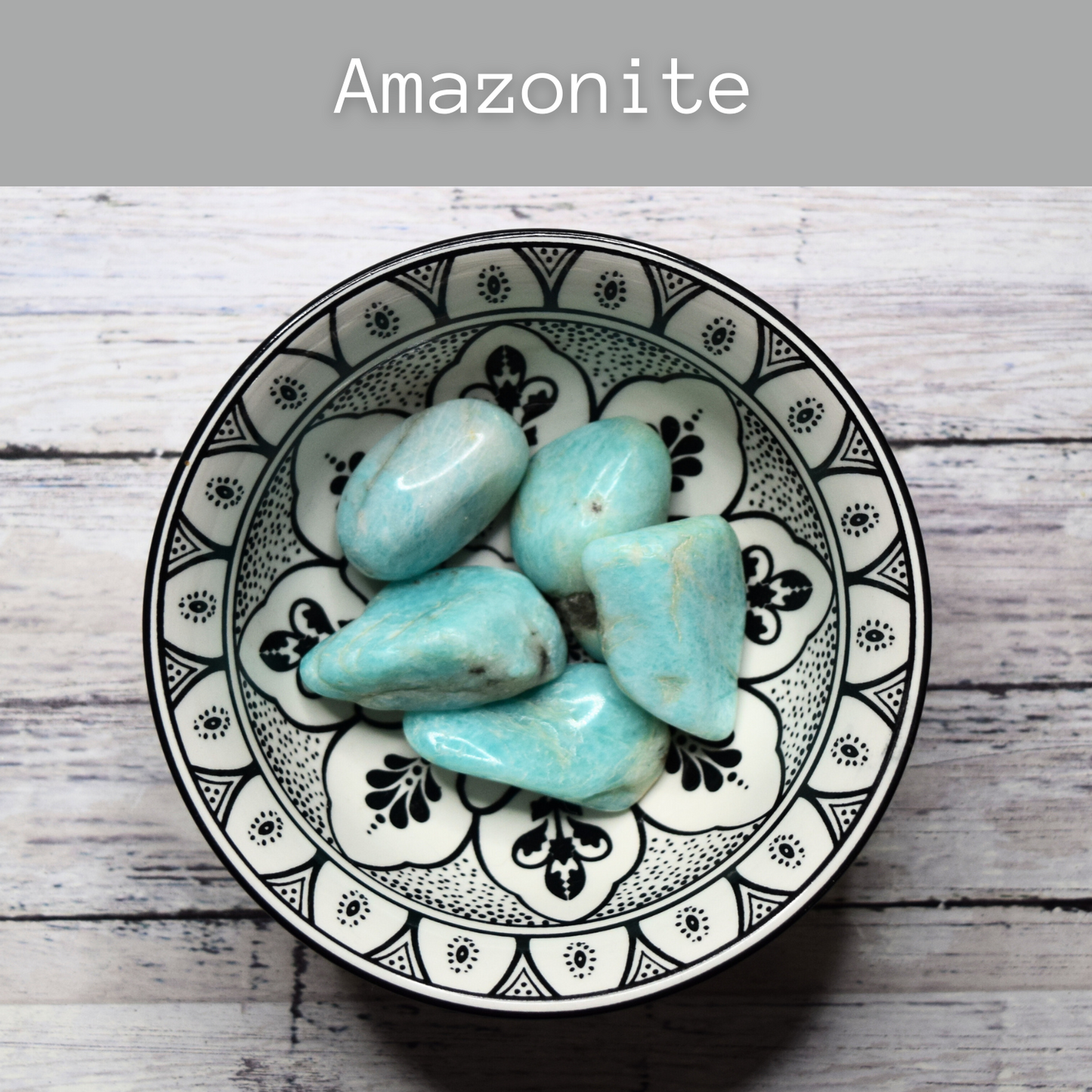 Amazonite ~ truth harmony balance ~ tumble stone