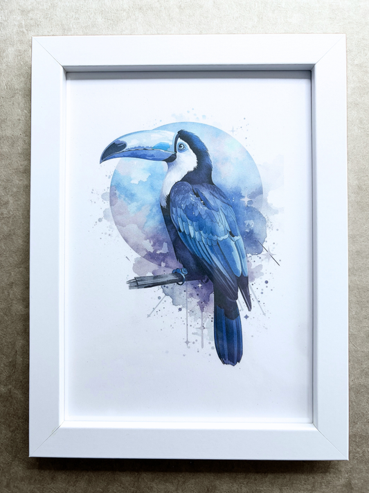 DeskMates Framed Art Print 💠 BD10 Toucan Bird
