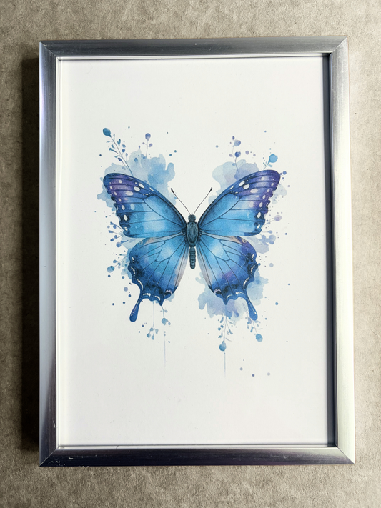 DeskMates Framed Art Print 💠 BT01 Butterfly 1