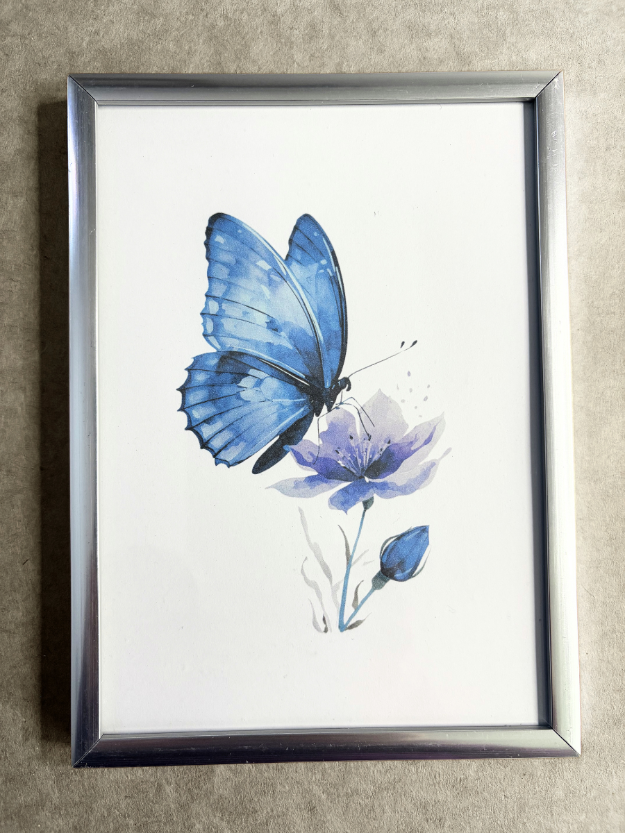 DeskMates Framed Art Print 💠 BT02 Butterfly 2