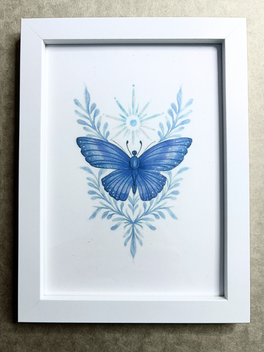 DeskMates Framed Art Print 💠 BT03 Butterfly 3