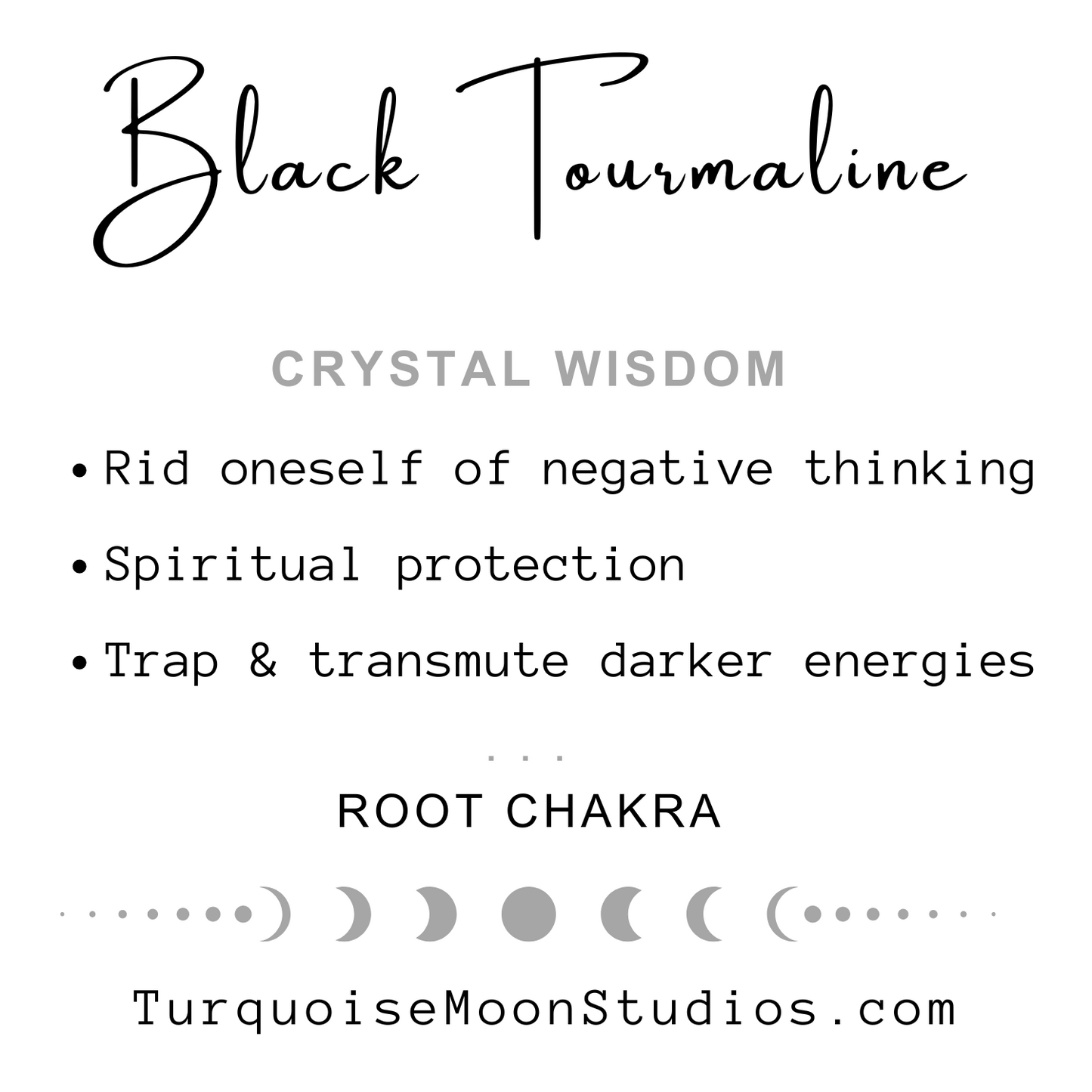 Black Tourmaline raw crystal