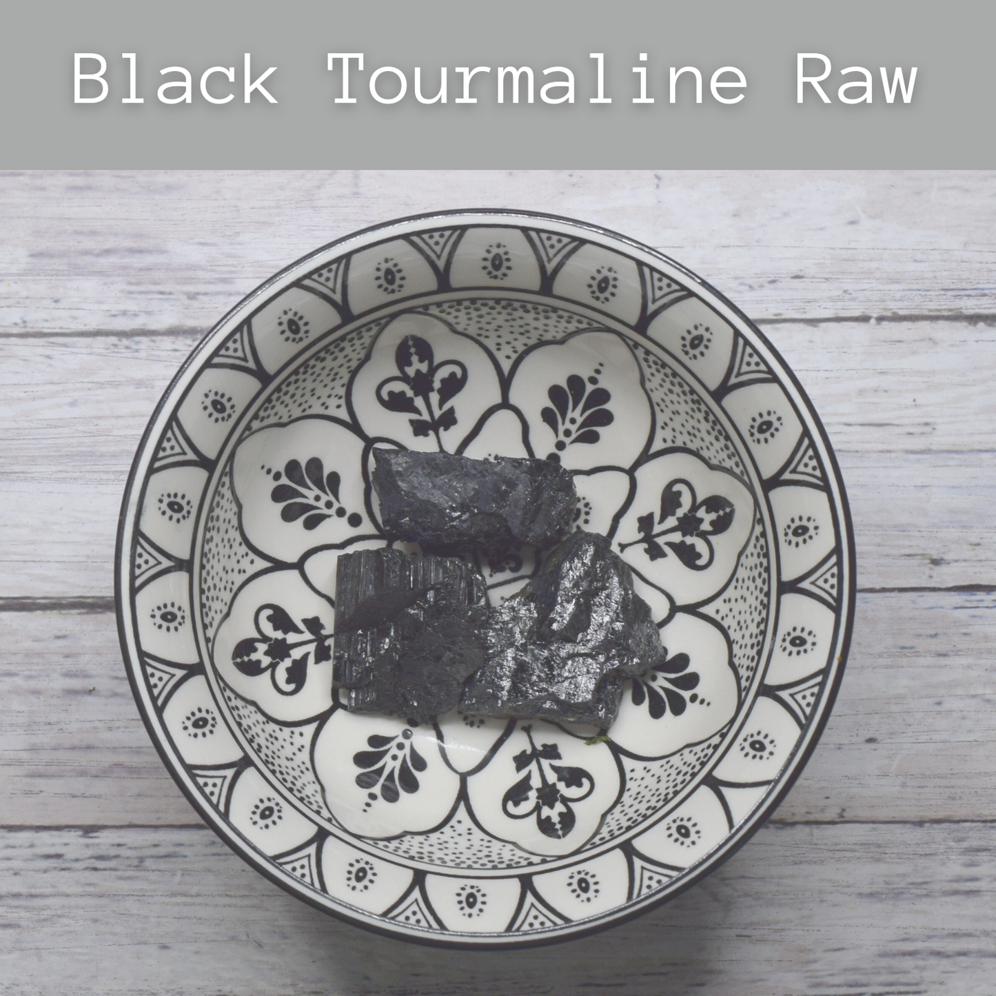 Black Tourmaline raw crystal