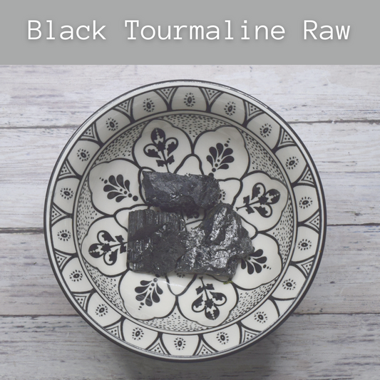 Black Tourmaline raw crystal