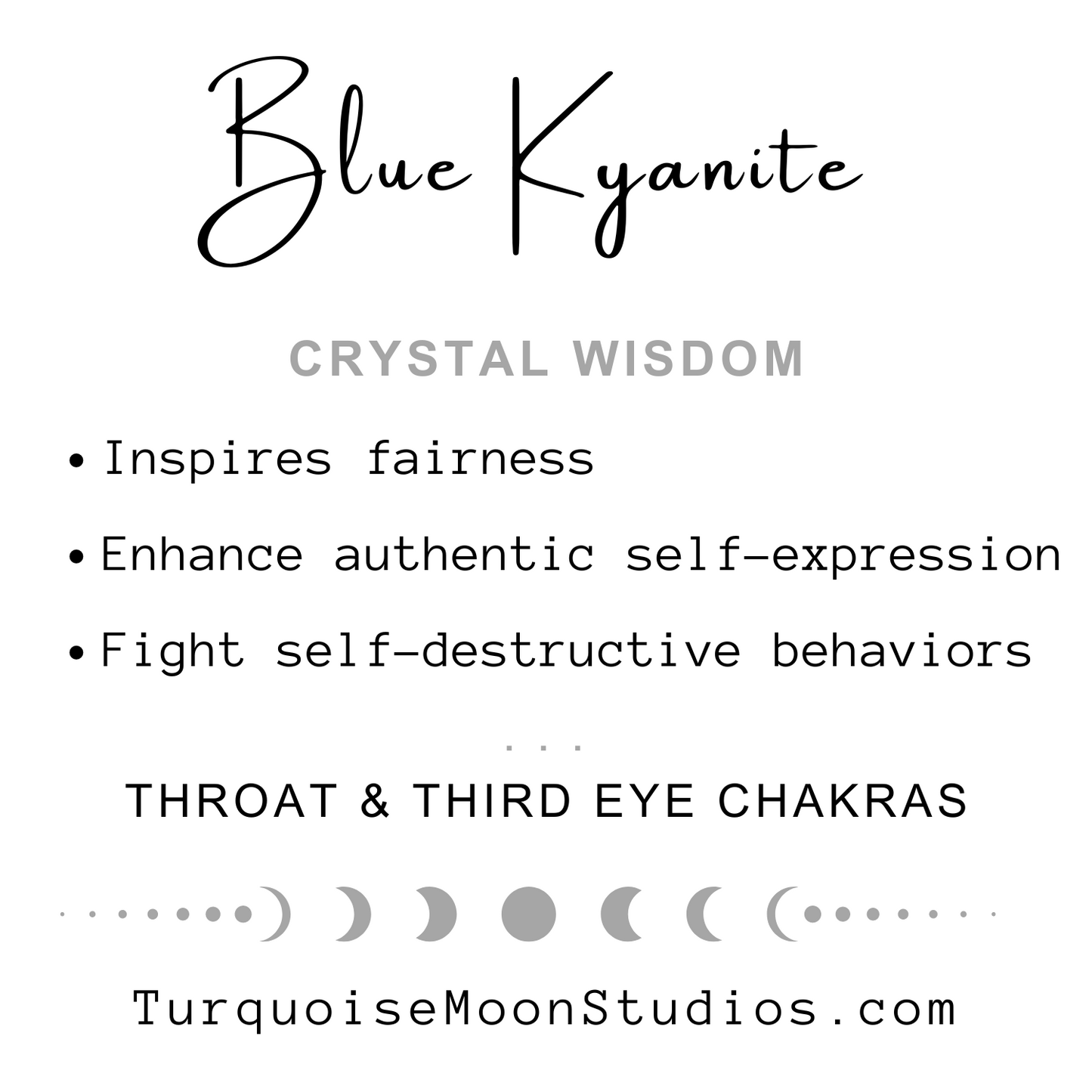 Blue Kyanite polished gemstone