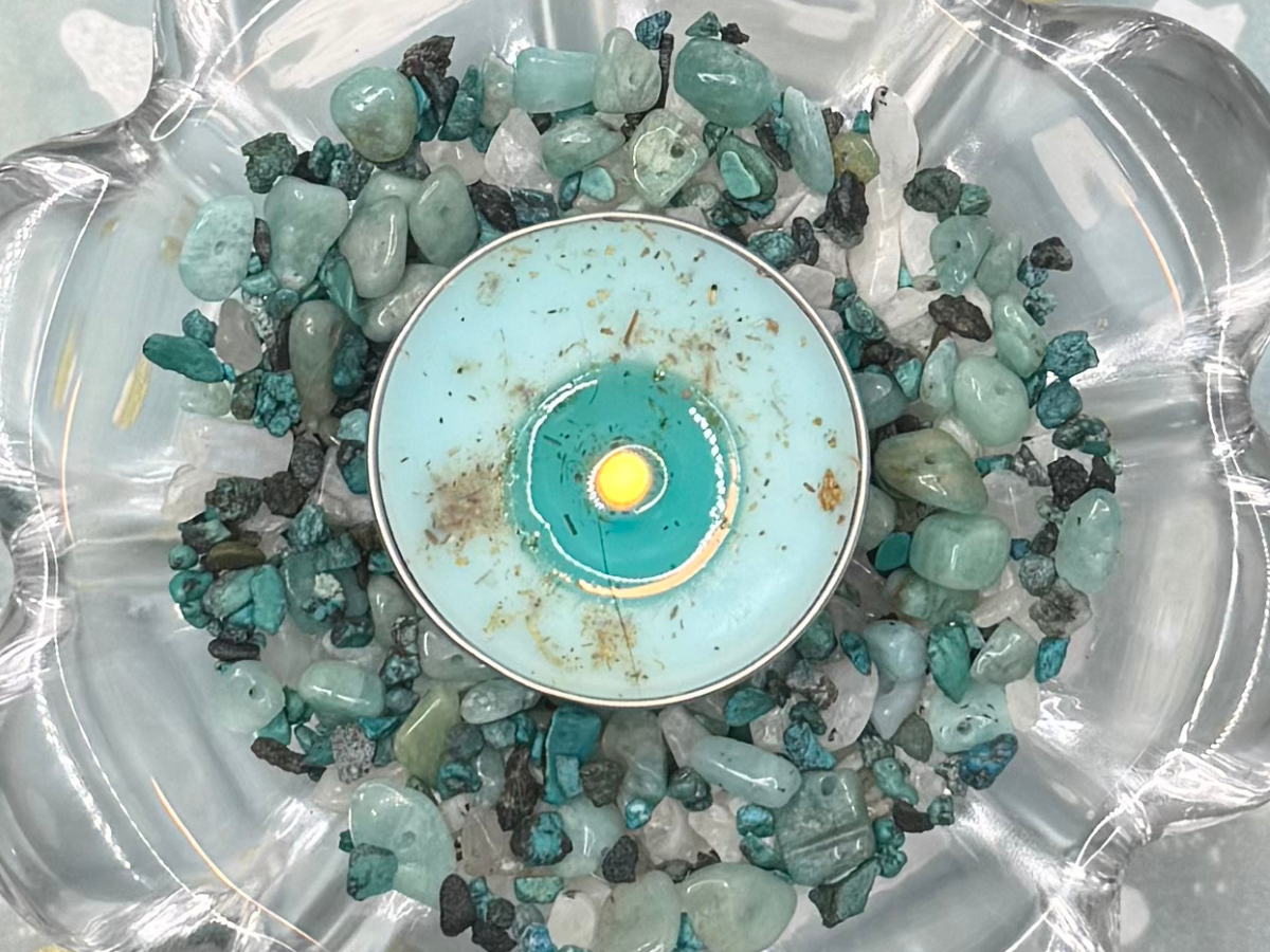 Cleanse & Clear Lavender Sage Smudge Tealight Candles