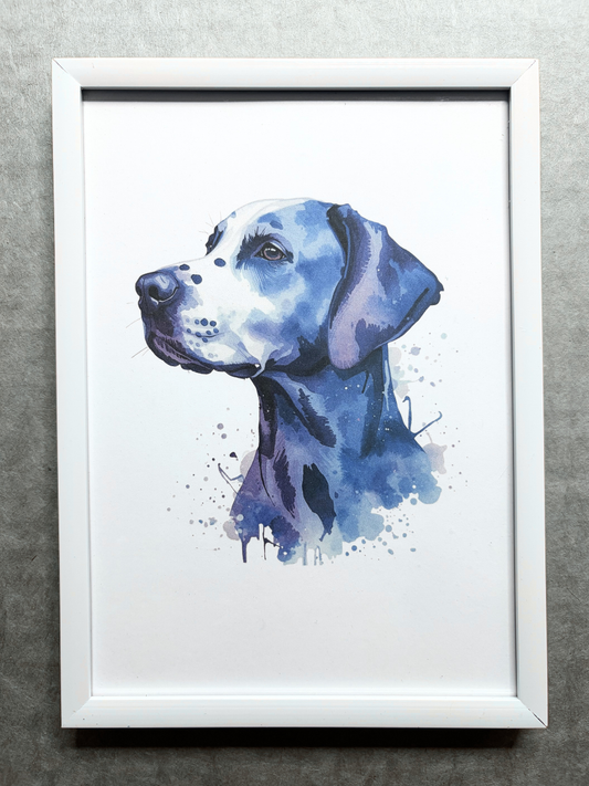 DeskMates Framed Art Print 💠 D15 Dalmatian Dog