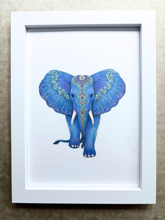 DeskMates Framed Art Print 💠 S Elephant 1