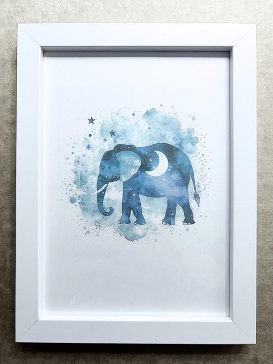 DeskMates Framed Art Print 💠 S Elephant 2