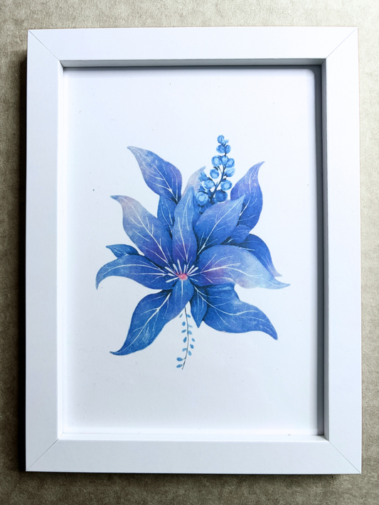 DeskMates Framed Art Print 💠 F03 Flower 1