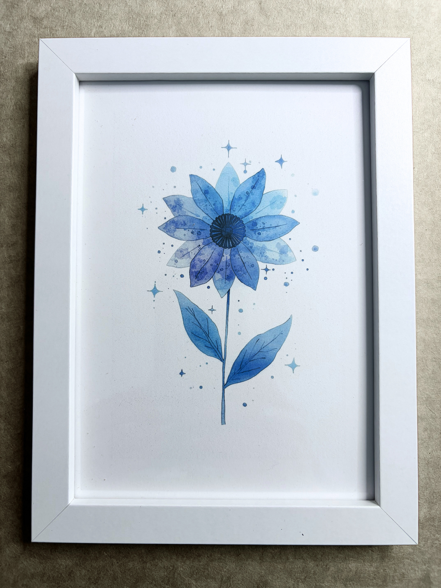 DeskMates Framed Art Print 💠 F05 Flower 3