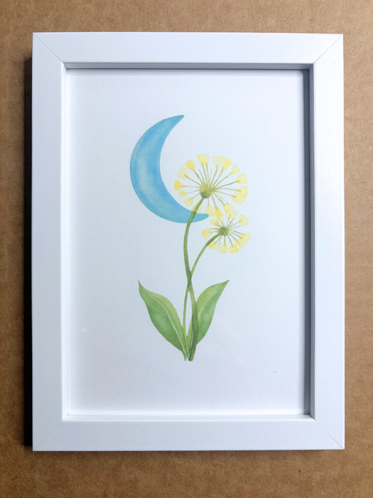 DeskMates Framed Art Print 💠 F07 Dandelion Moon 1