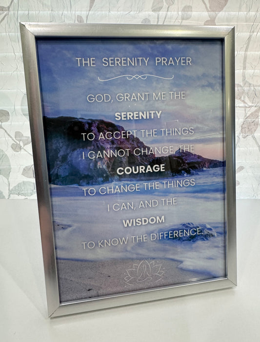 The Serenity Prayer - DeskMates Framed Art Print