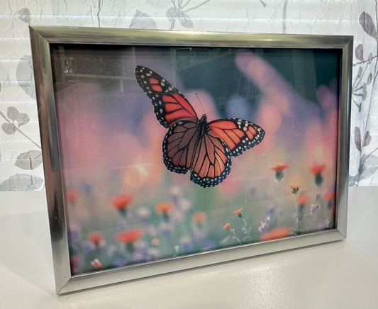 Take Flight Butterfly  - 5" x 7" Framed Butterfly Art Print