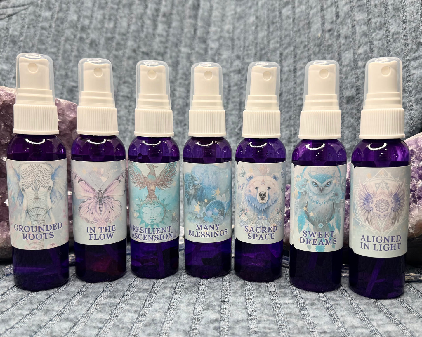 Meditation Mist Chakra Sprays Set of 7
