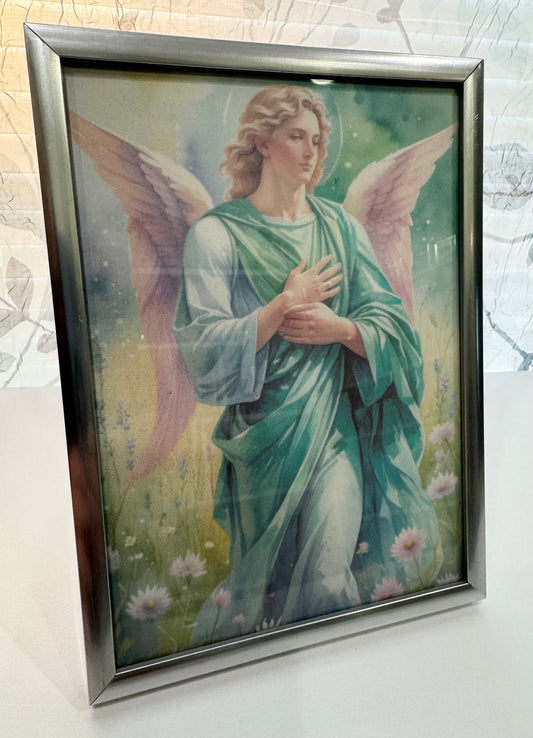 Raphael - DeskMates Framed Angel Art Print