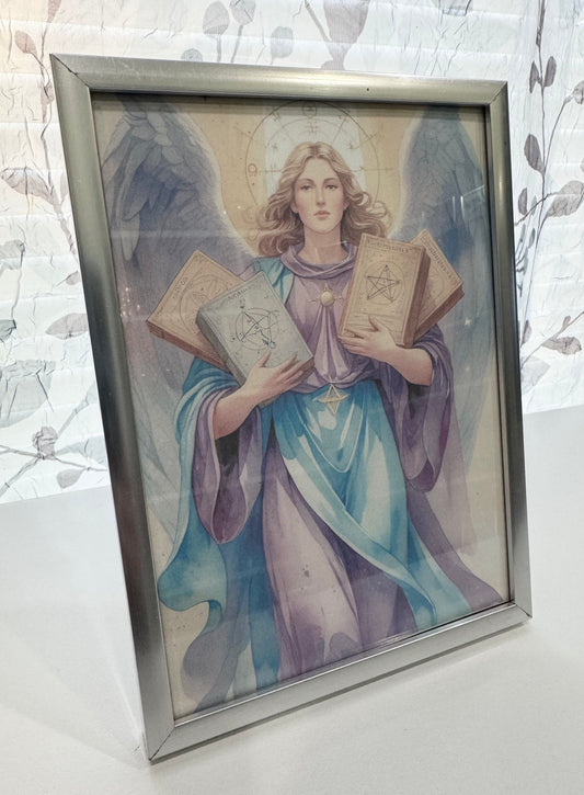 Uriel - DeskMates Framed Angel Art Print