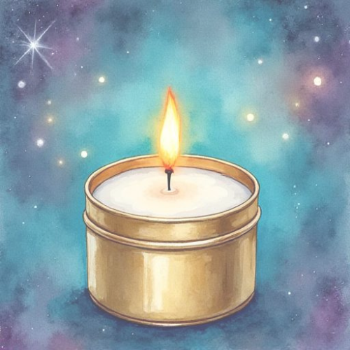 Bulk Custom Branded 8 oz Gold Tin Candles