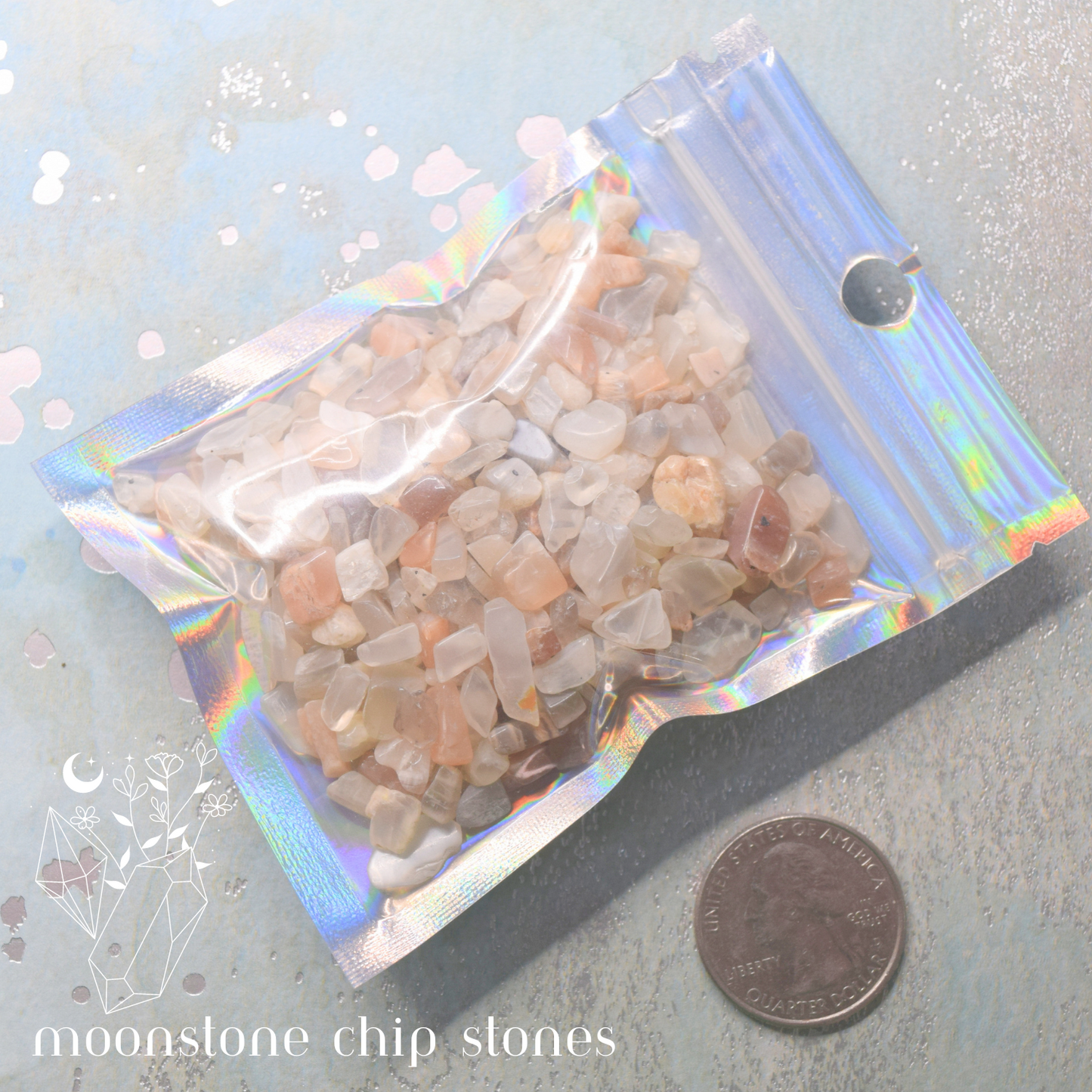 Moonstone Chip Stones