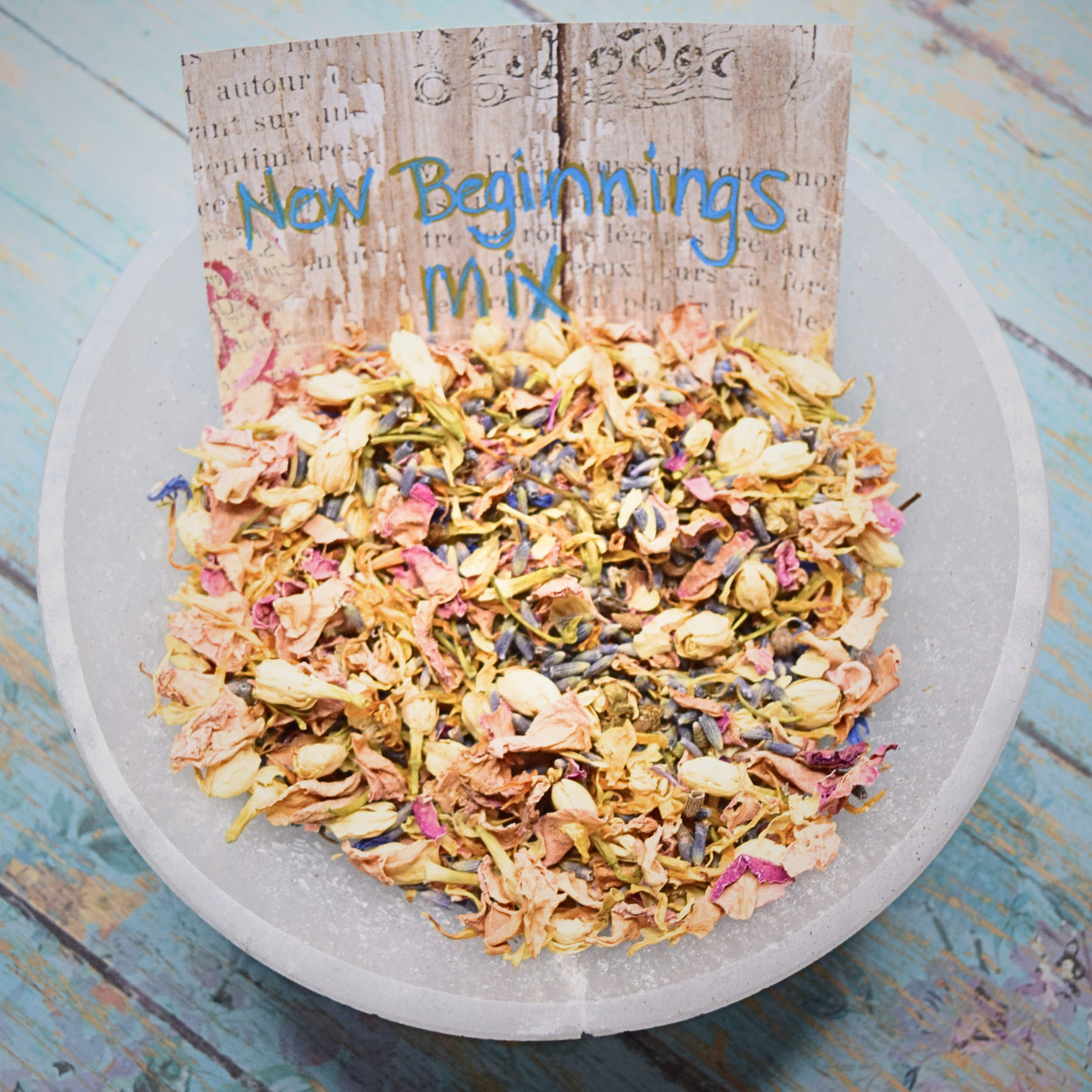 New Beginnings * Intention Candle or Ritual Bath Herb Mix