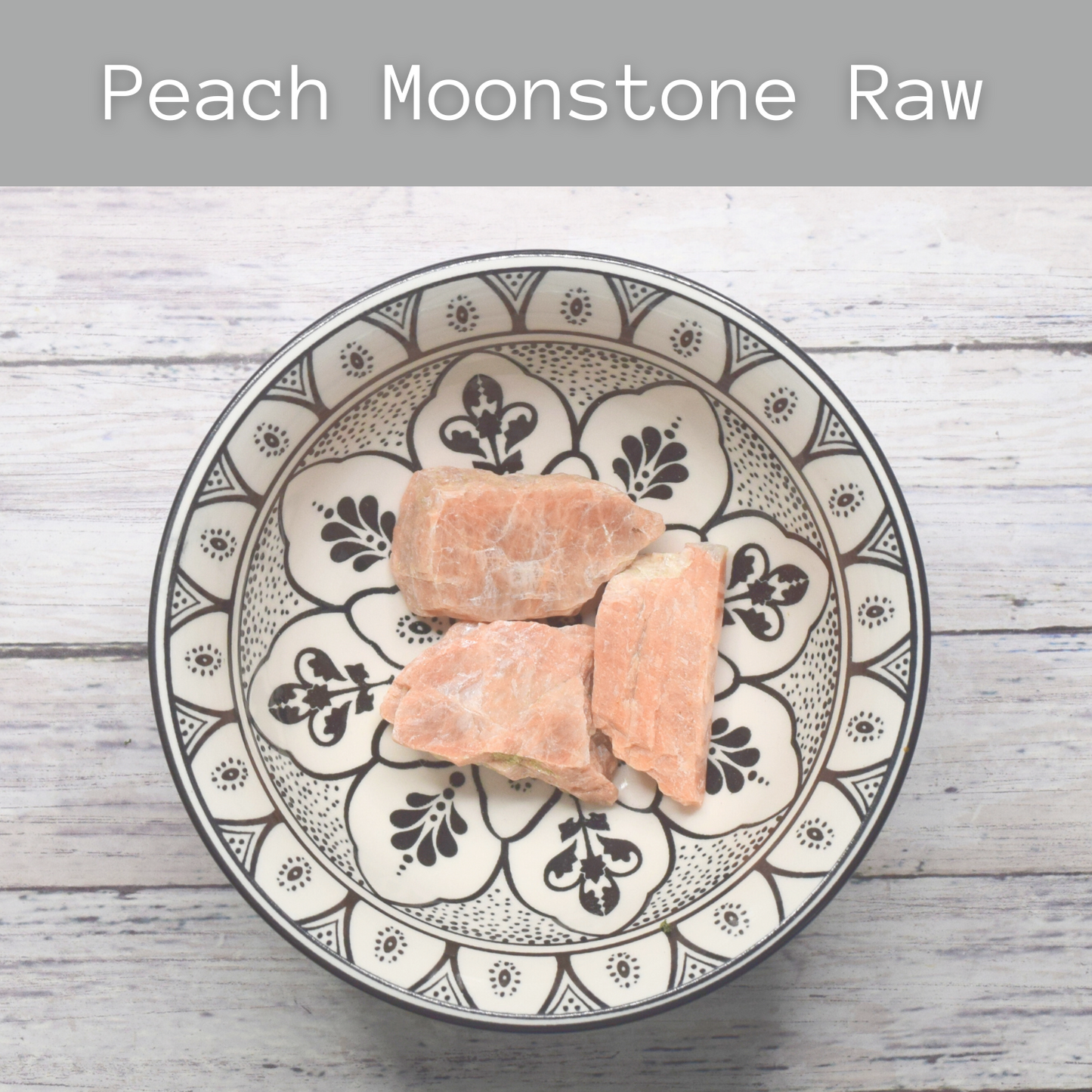 Peach Moonstone raw crystal