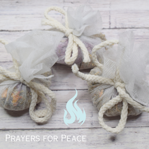 Prayers for Peace * Bonfire Love Bundles * Outdoor Fire Starter Smudging & Blessing Ritual