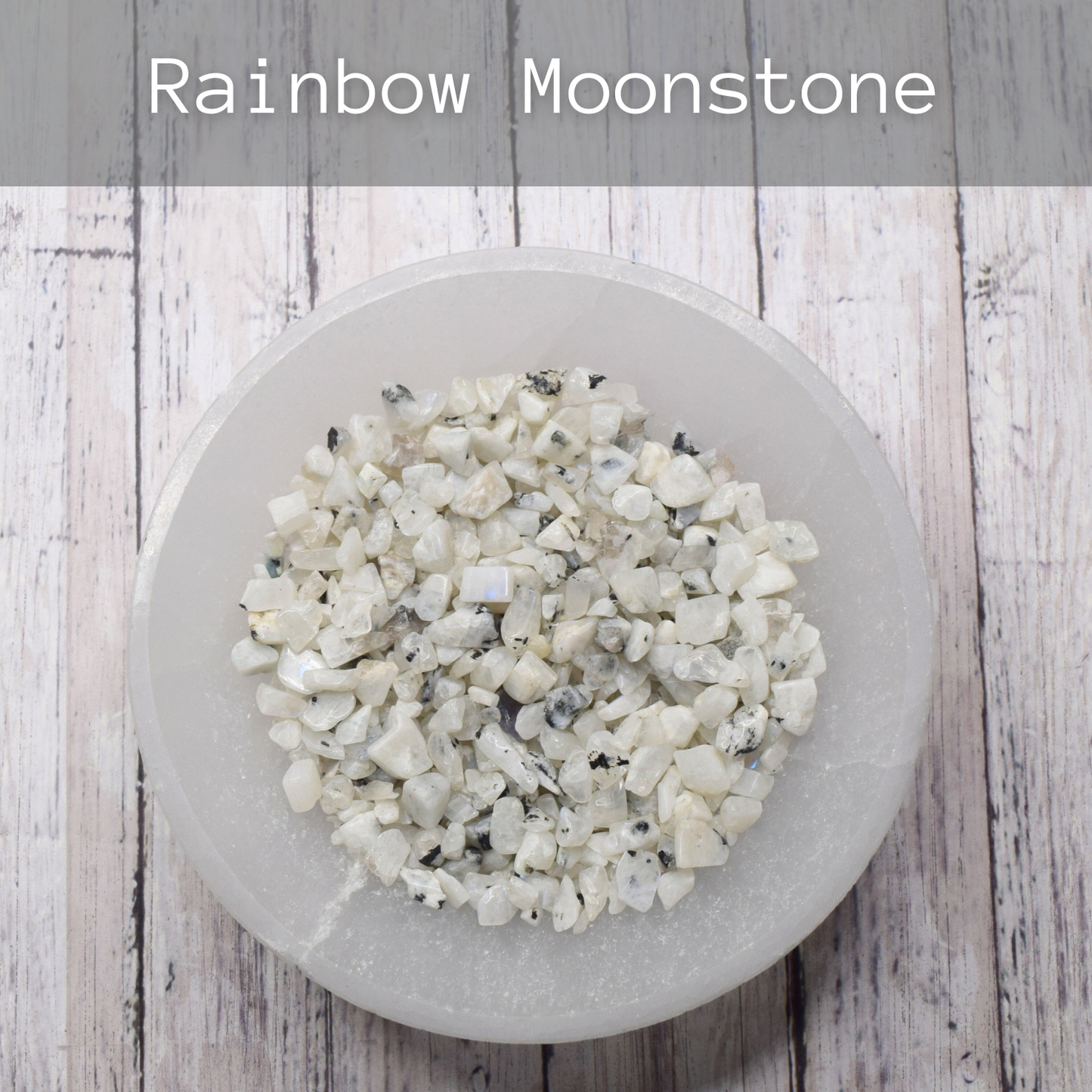 Rainbow Moonstone Chip Stones