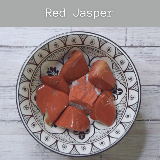 Red Jasper tumble stone