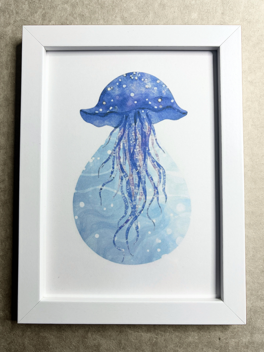 DeskMates Framed Art Print 💠 S Jellyfish