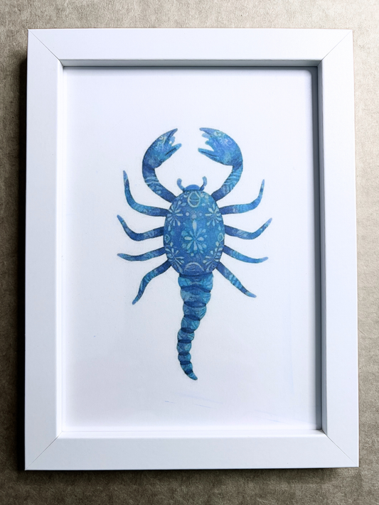 DeskMates Framed Art Print 💠 S Scorpion