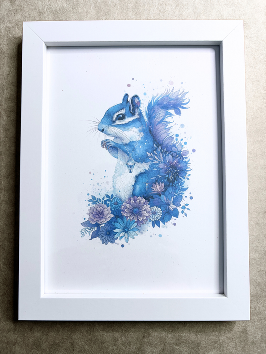 DeskMates Framed Art Print 💠 S Squirrel