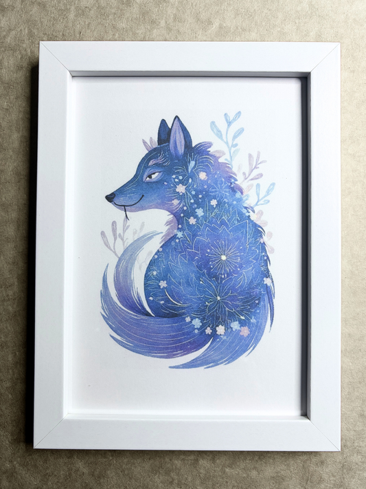 DeskMates Framed Art Print 💠 S Wolf 3