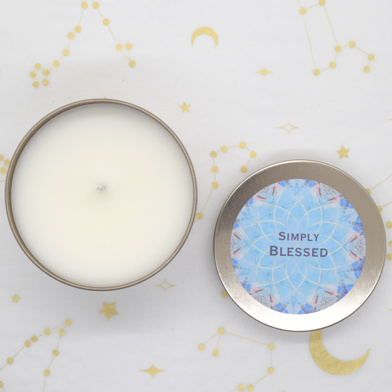 Simply Blessed Candle