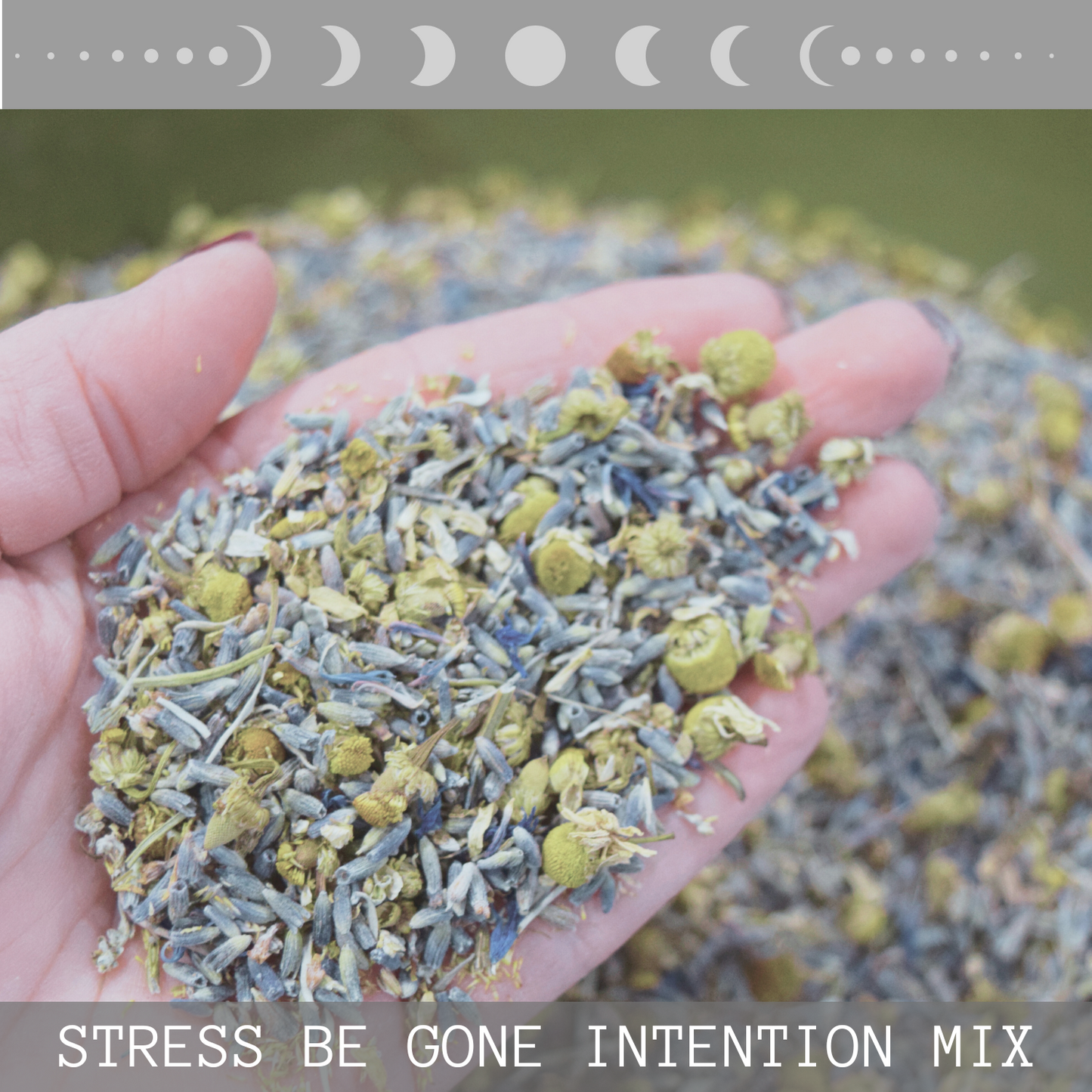 Stress Be Gone * Intention Candle or Ritual Bath Herb Mix