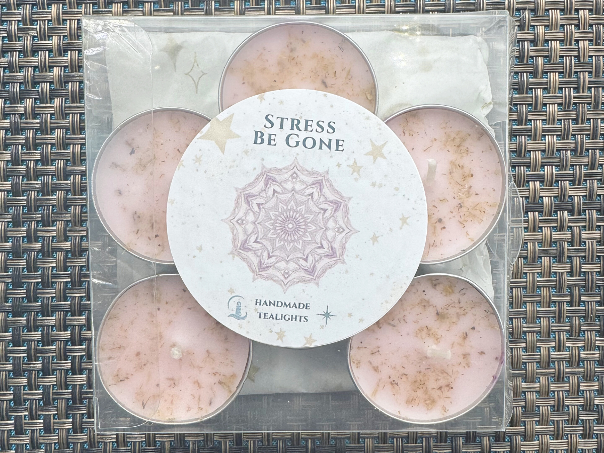 Stress Be Gone Tealight Candles