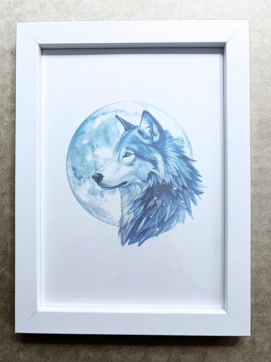 DeskMates Framed Art Print 💠 S Wolf 2